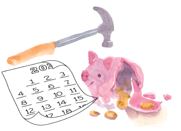 Ilustrácia dôchodcu