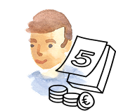 Ilustrácia dôchodcu
